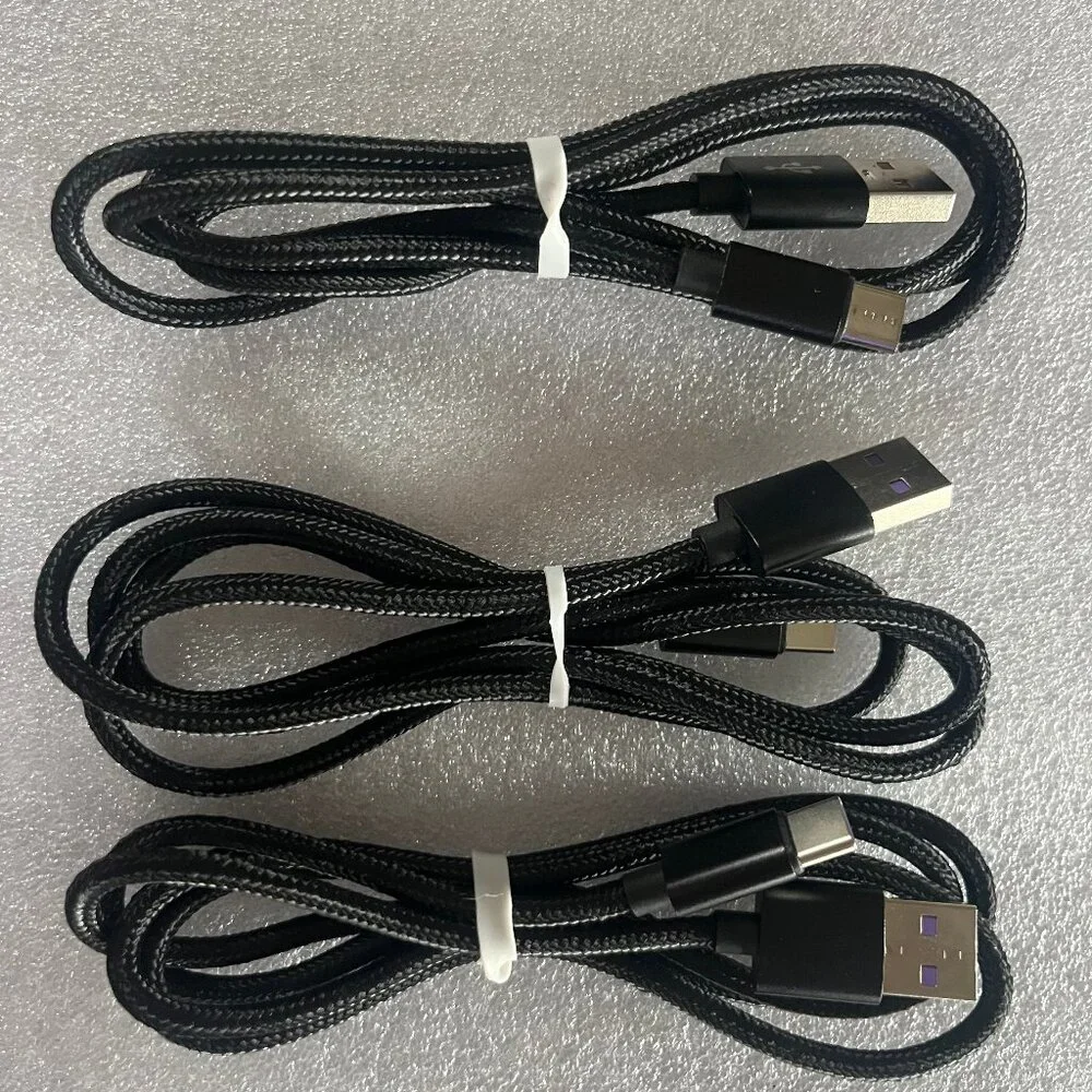 🔌 3 Pack USB C Charging Cable Fast Charger Braided Samsung Android